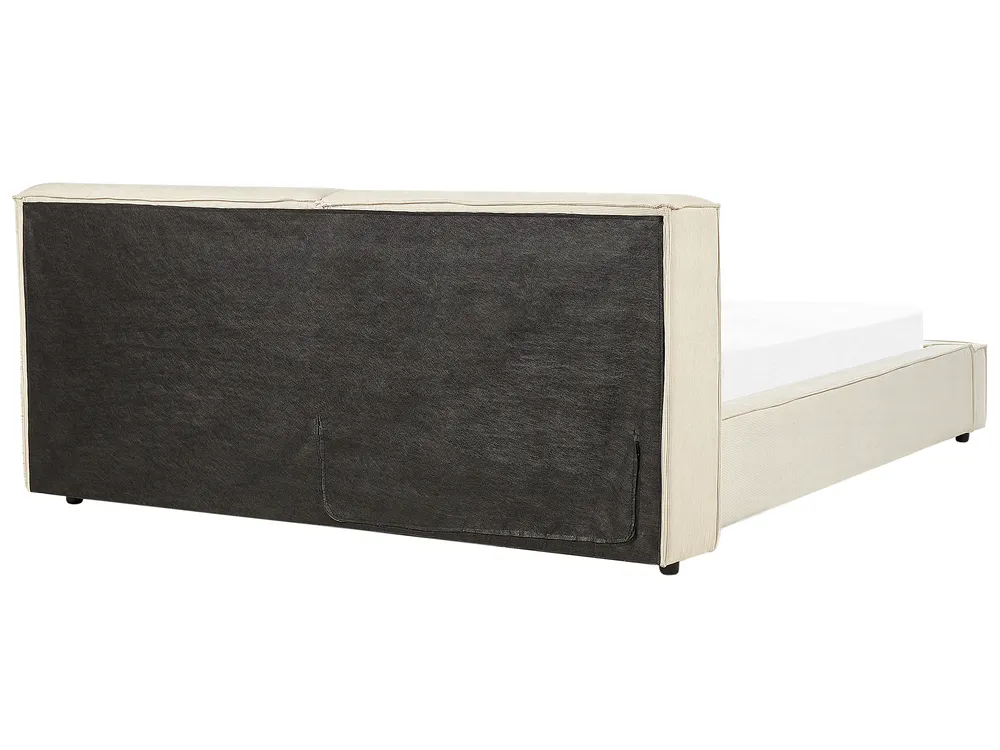 Waterbed Corduroy LINARDS 180 x 200 cm (EU Super King) Beige_980444