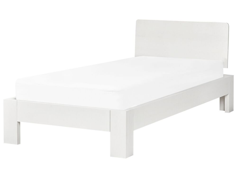 Bed Pine Wood ROYAN 90 x 200 cm (EU Single) White