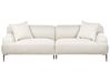Sofa 3 Seater MATILA Fabric Light Beige
