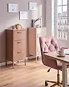 Storage Unit WOSTOK Metal Peach Pink
