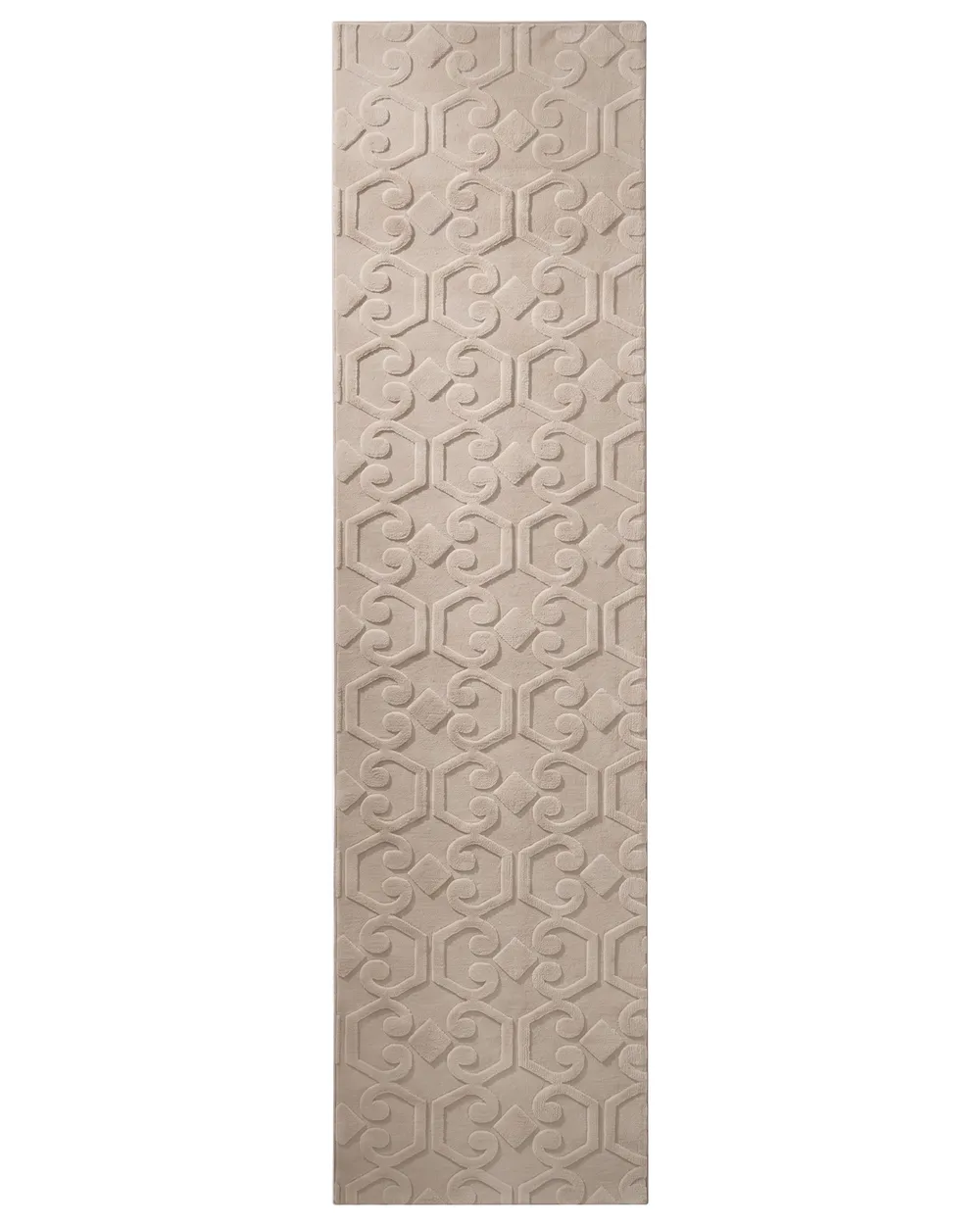 Rug GANNETT Beige 80 x 300 cm