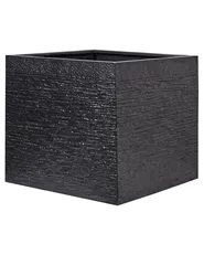 Plant Pot PAROS 50 cm Black_700909