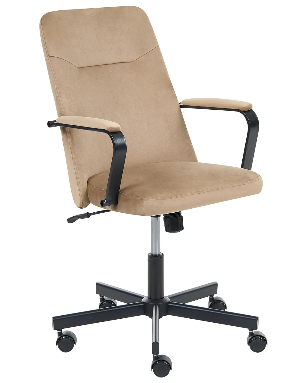 Kontorsstol CAROGA Sammet Beige_1144178