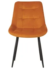 Ruokatuolisetti 2 kpl MELROSE Sametti Oranssi_901929