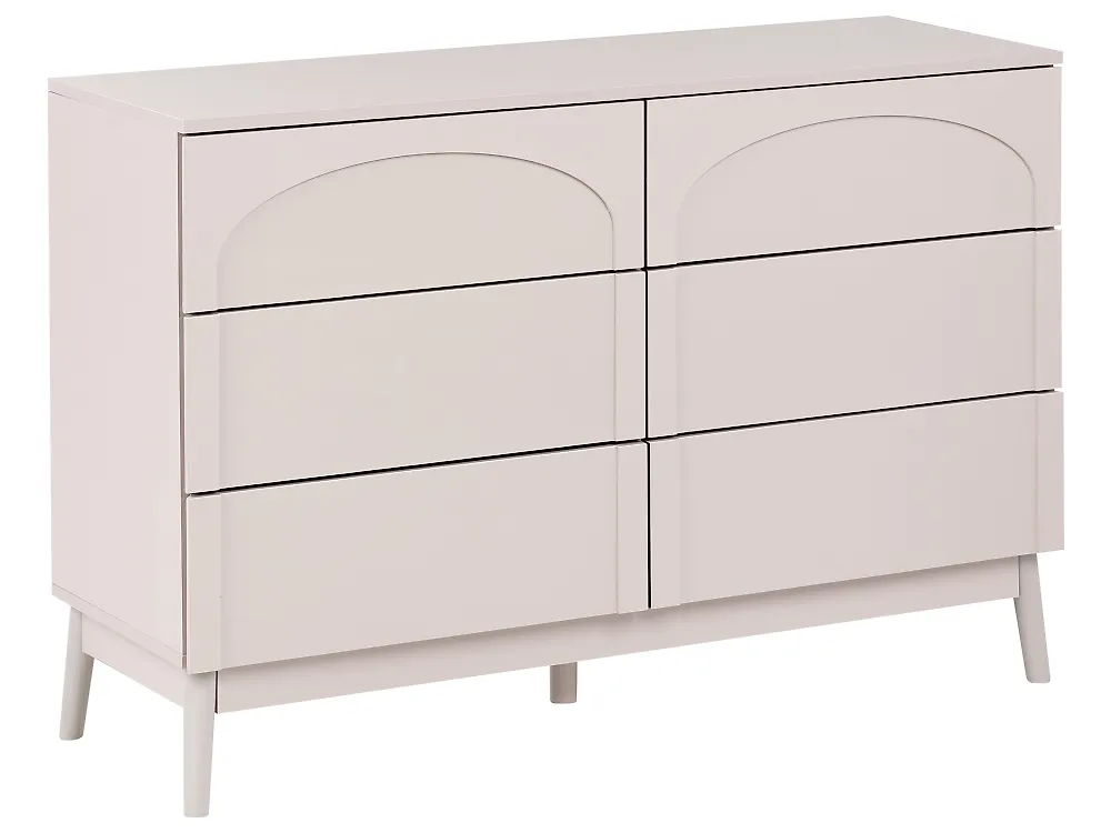 Lipasto 6 laatikolla BOULIA Vaaleanbeige