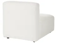 Modular Corner Sofa 3 Seater HEDE with Ottoman Boucle White Right Hand_1091938