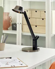 LED Desk Lamp CHAMAELEON with USB Port Metal Brass_854129