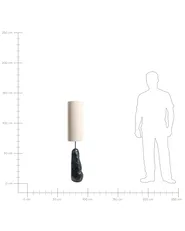 Golvlampa SELB Keramik Svart_996919