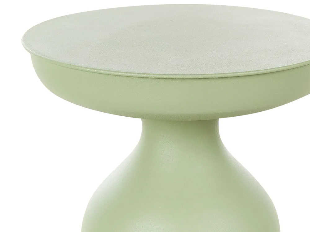 Set of 2 Side Tables COTA/TENJO Metal Light Green_883266
