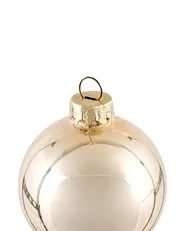 Set of 35 Baubles BLING Glass Gold_1028337