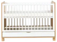 Spjälsäng med förvaringslåda GUNNAR 60 x 120 cm Vit_1004453