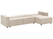 Kulmavuodesohva 3-istuttava ROMEDAL II Kangas Beige Vasen_971602