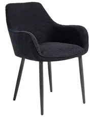 Ruokatuolisetti 2 kpl ALDEN Buklee Musta_1007387