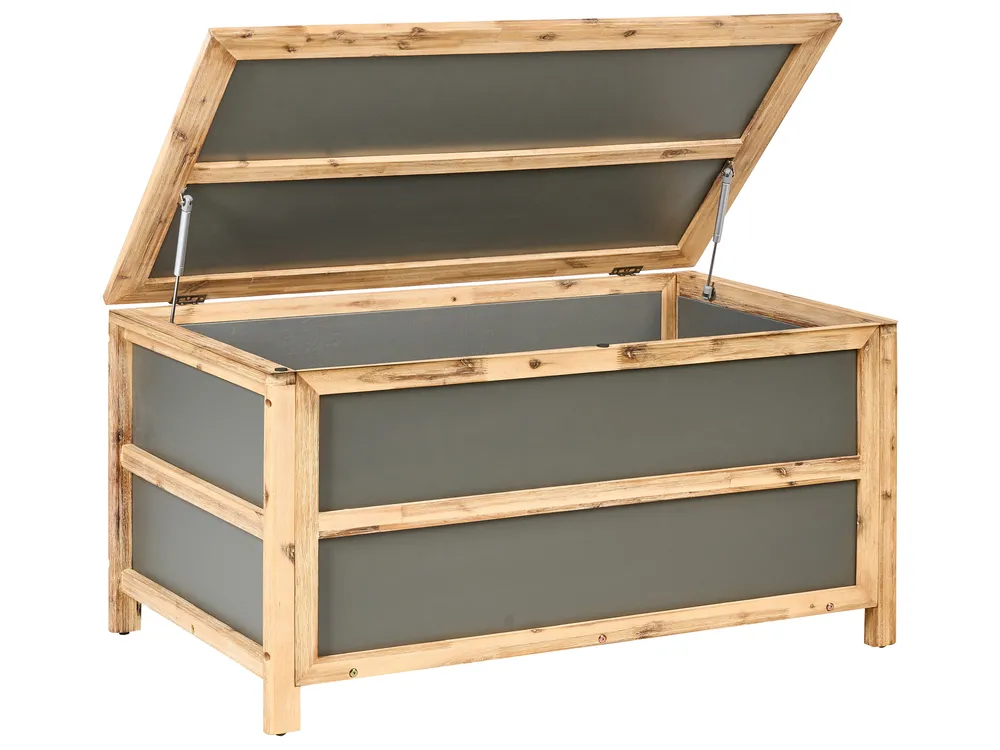 Storage Box ACATE 121 cm 72 cm Concrete Grey