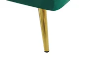 Bäddsoffa 3-sits VETTRE Sammet Mörkgrön_787946