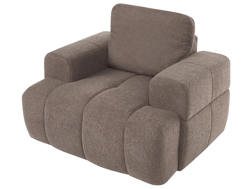 Sofagruppe 5-seters NARILLA Bouclé Gråbrun_1165075