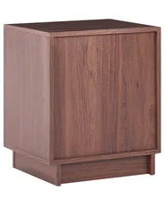 2 Drawer Bedside Table NUMURKAH Dark Brown_1108496