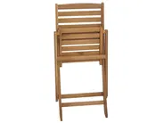 Garden Dining Set 6 Seater TOLVE Acacia Wood Brown_777867