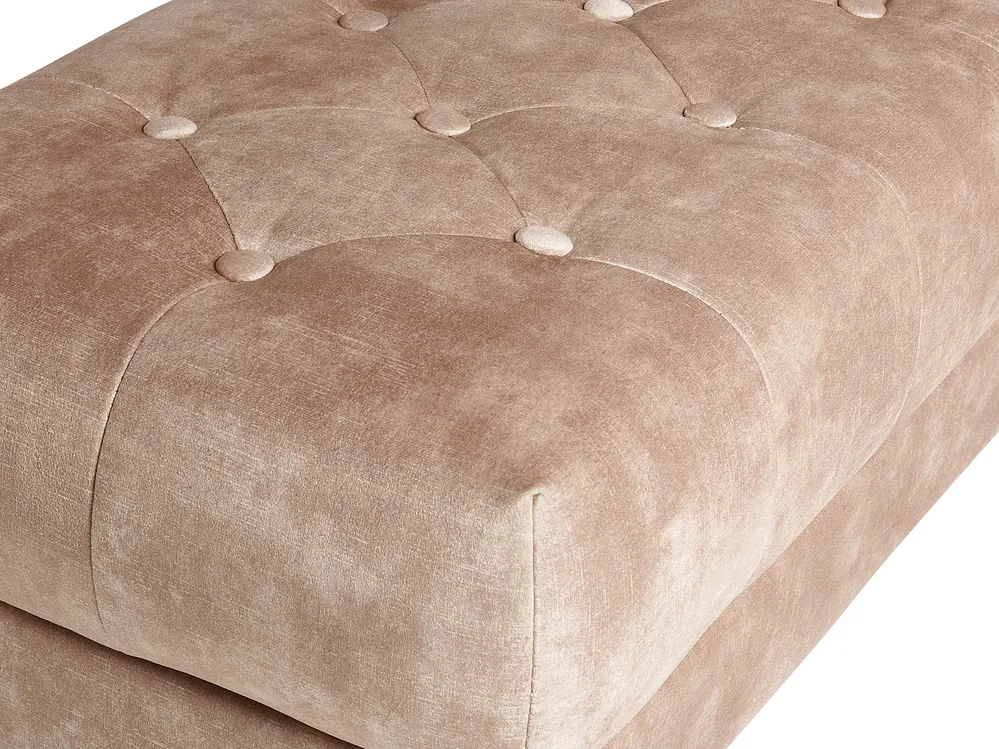 Upholstered Bench ROSEVILLE Velvet Taupe_924412