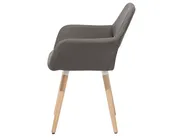 Set med 2 matstolar CHICAGO Taupe_1078074