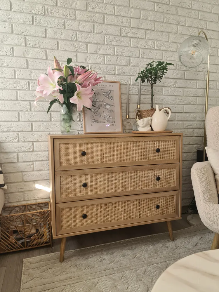 3 Drawer Chest PONCA Light Brown_831959