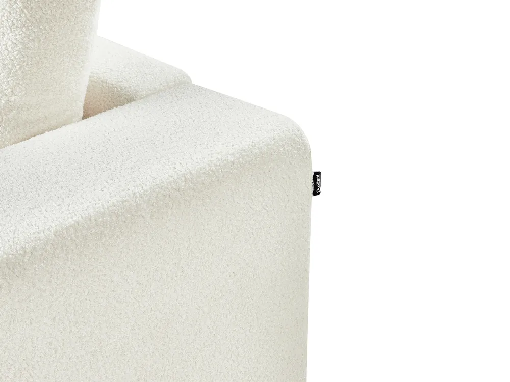 Sofa 3 Seater NIVALA Boucle Off-White_946988