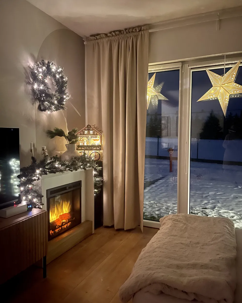 Julgirlang LED WAPTA 180 cm Grön_913605