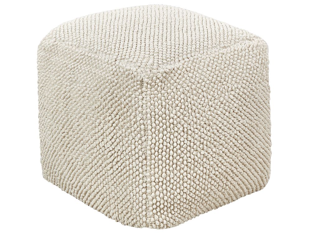 Pouffe JOARA Cotton Beige