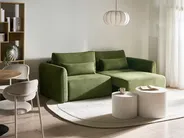 Bäddsoffa 3-sits VAXHOLM med förvaring Grön_1026810