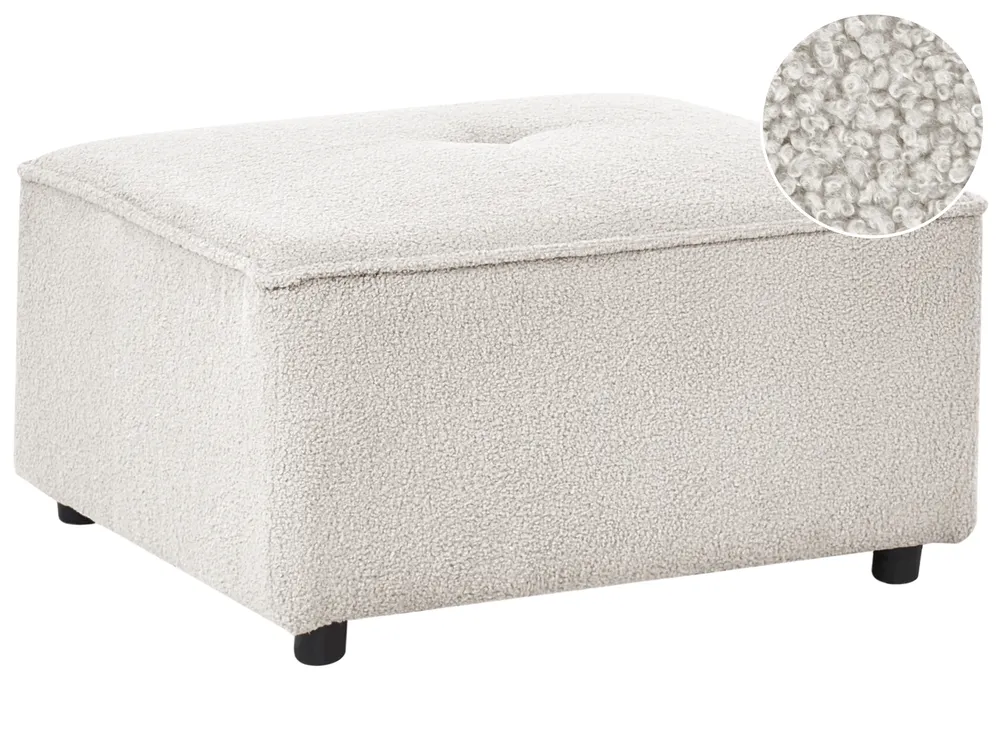 Ottoman AXEBO Boucle Off-White