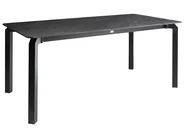 Garden Dining Table FELETTO 180 cm 90 cm Stone Black Marble_1038164