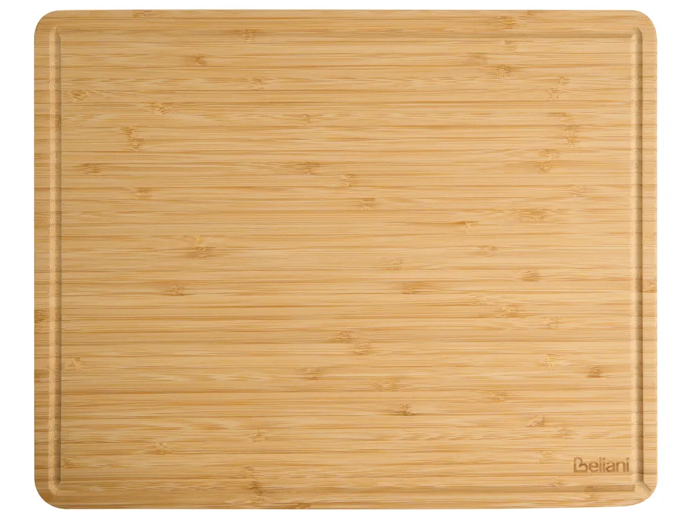 Set of 3 Chopping Boards FOUACE Bamboo Light Brown_1074284