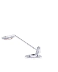 LED Desk Lamp CORVUS with Dimmer Metal White/ Silver_854190