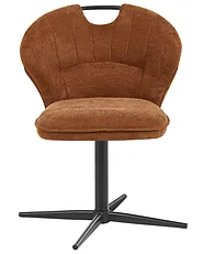 Sett med 2 stoler WORCESTER Chenille Gullbrun_1161671