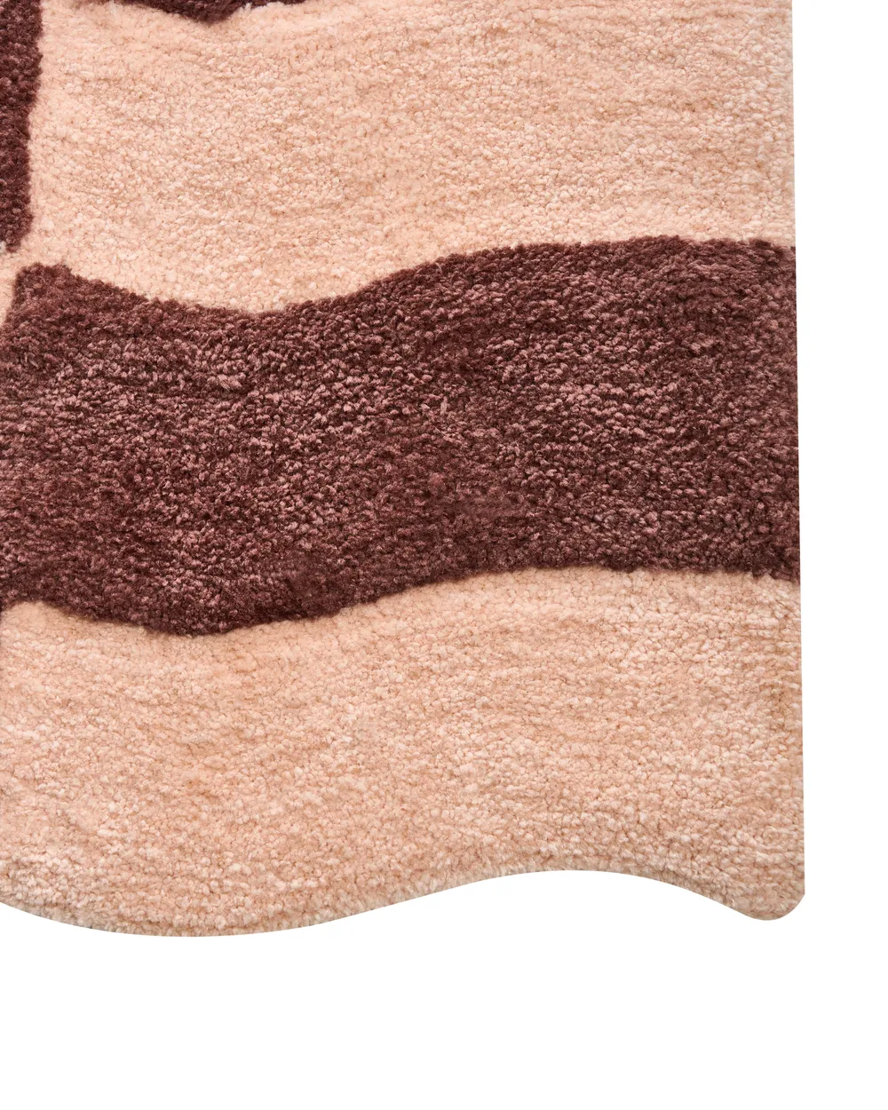 Badrumsmatta DIWANA Brun/ Beige 60 x 90 cm_1025985