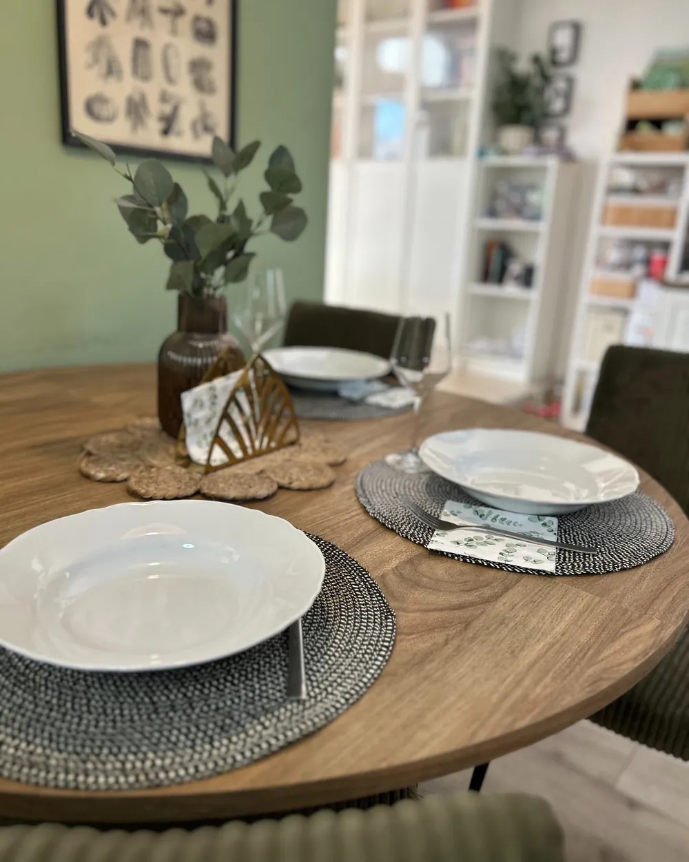 Dining Table ALEXANDRINA Brown 120/160 cm 120 cm_1056816