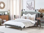 Bed Fabric COLMAR 160 x 200 cm (EU King Size) Grey_1145828