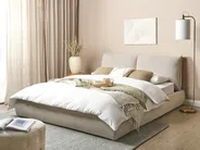 Waterbed Fabric VINAY 160 x 200 cm (EU King Size) Beige_881089