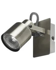 Set med 2 spotlightlampor BONTE Justerbar Metall Silver_828749