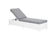 Solstol med dyna TURIN Konstrotting Vit_742127