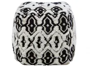 Pouffe ORAI Wool Black/ White_711453