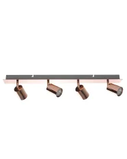 4 Light Spotlight TIGRIS Adjustable Metal Copper_726580