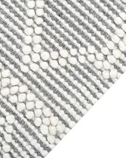 Rug SOLHAN Grey Beige 200 x 300 cm Wool_855618