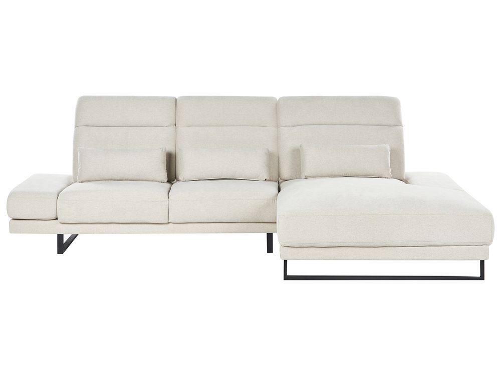 Hörnsoffa IKAST Ljusbeige Vänstervänd