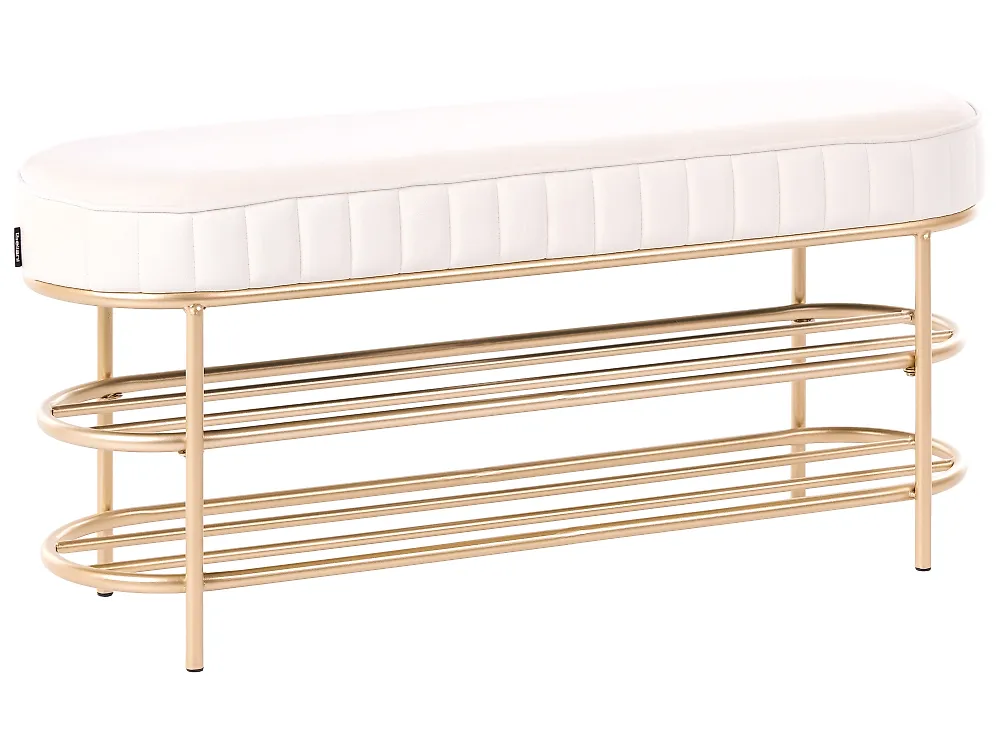 Kenkäpenkki 2 tasoa VERGENNES Sametti Beige