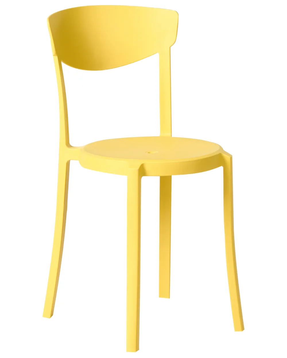 Set of 4 Garden Chairs VIESTE Yellow_1032885