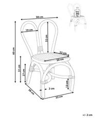Kids Chair DESIMI Rattan Natural_931934