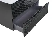 Wall Mounted Vanity Unit with Basin MAKANA Black_1010054