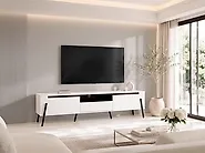 TV Stand BLACKPOOL White_1175274