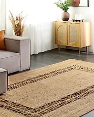 Rug YENIKOY Beige 200 x 300 cm Jute_1187954